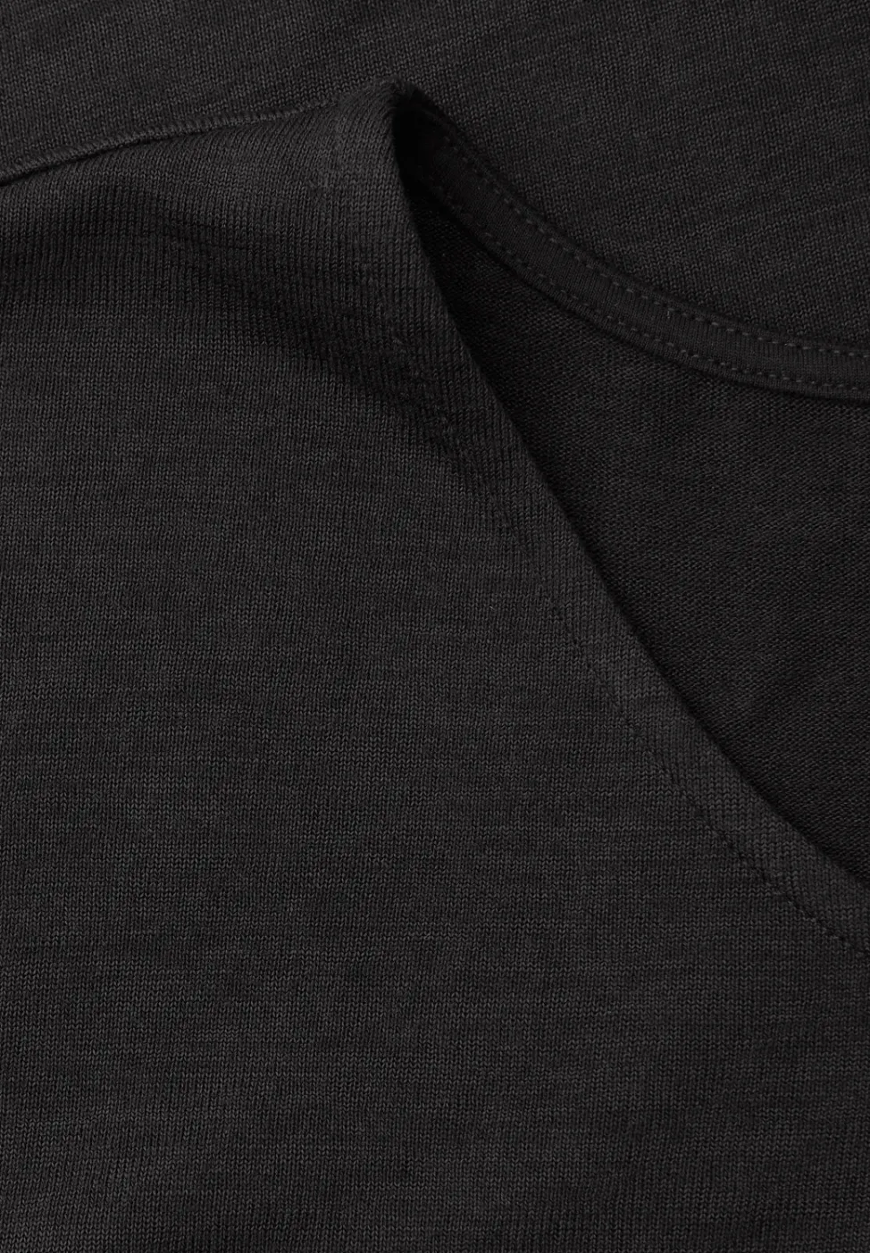 Shirt met overhangende schouders in linnenlook