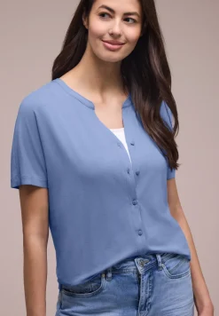 Shirt met overhangende schouders in tuniekstijl