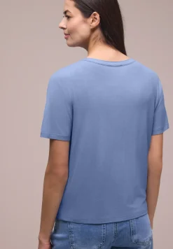 Shirt met overhangende schouders in tuniekstijl