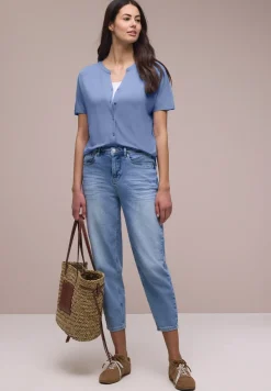 Shirt met overhangende schouders in tuniekstijl