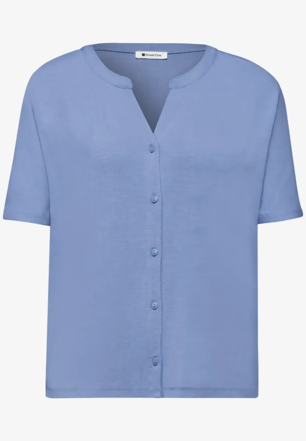Shirt met overhangende schouders in tuniekstijl