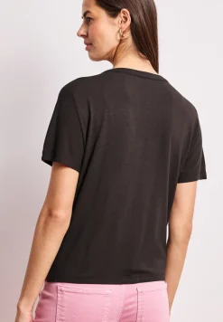 Shirt met overhangende schouders in tuniekstijl