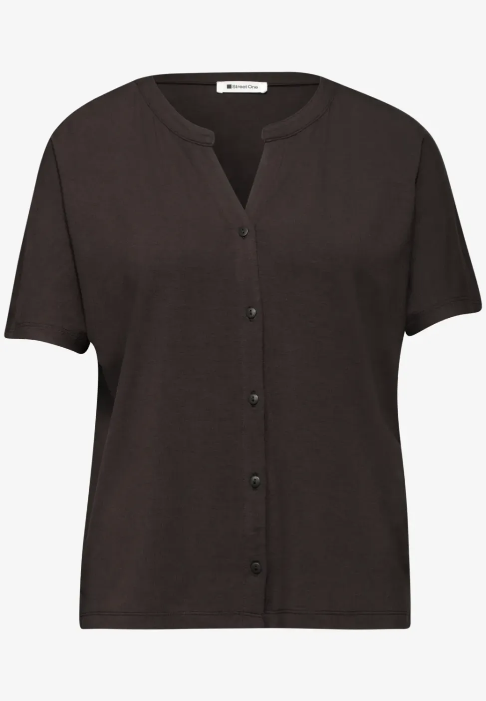 Shirt met overhangende schouders in tuniekstijl