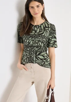 Shirt met patchworkprint