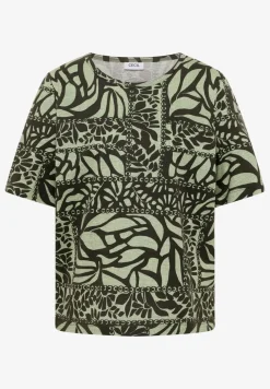 Shirt met patchworkprint