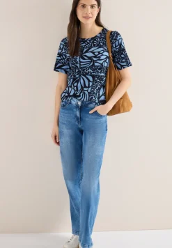 Shirt met patchworkprint
