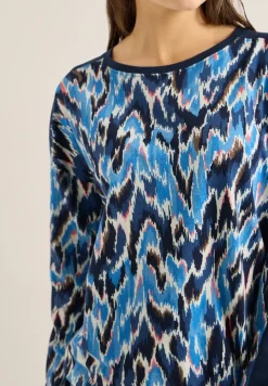 Shirt met patroon en tape