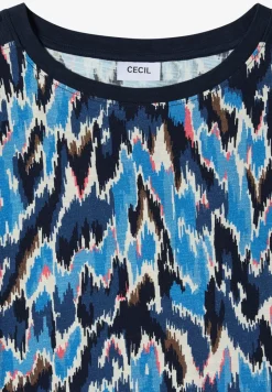 Shirt met patroon en tape