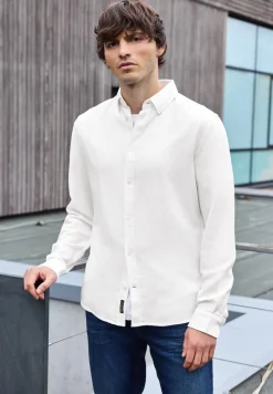 Shirt met piquéstructuur