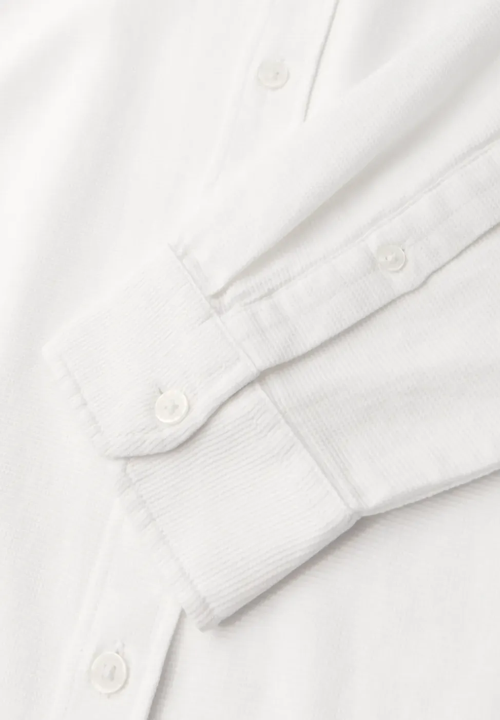 Shirt met piquéstructuur