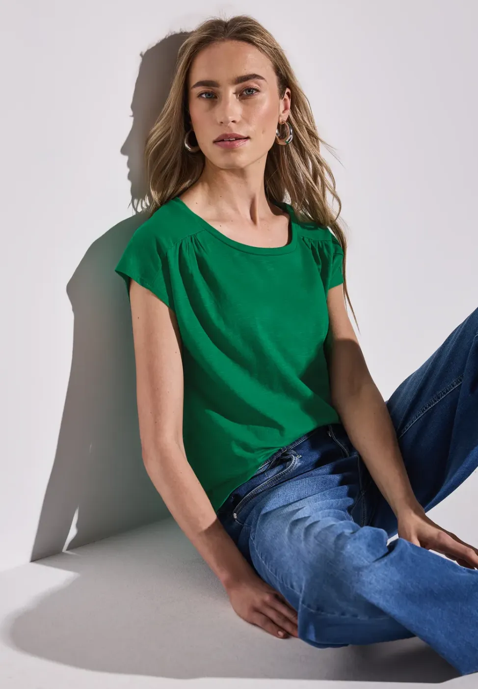 Shirt met rimpels
