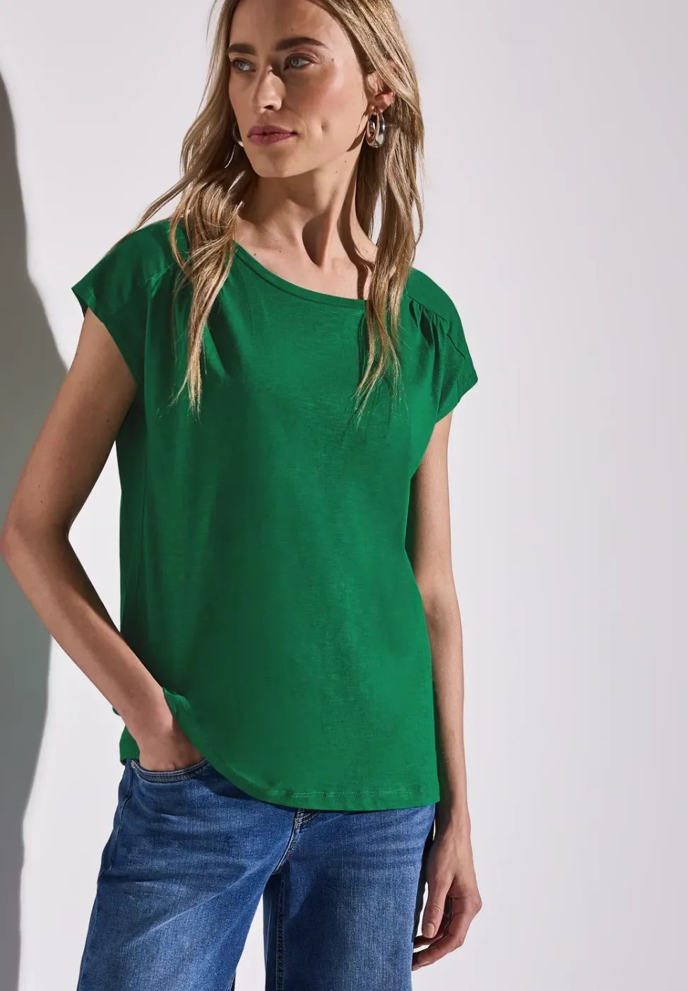 Shirt met rimpels