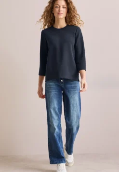 Shirt met ronde hals
