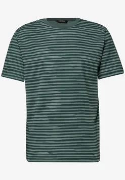 Shirt met ronde hals en all-over print