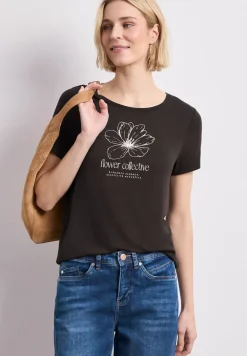 Shirt met ronde hals en Artwork