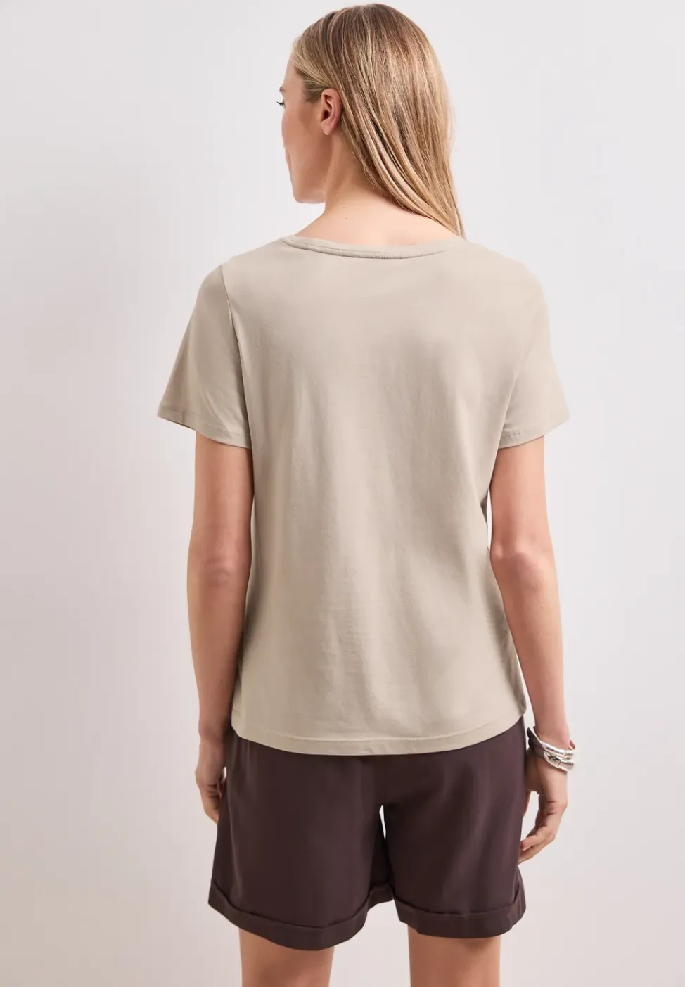 Shirt met ronde hals en Artwork