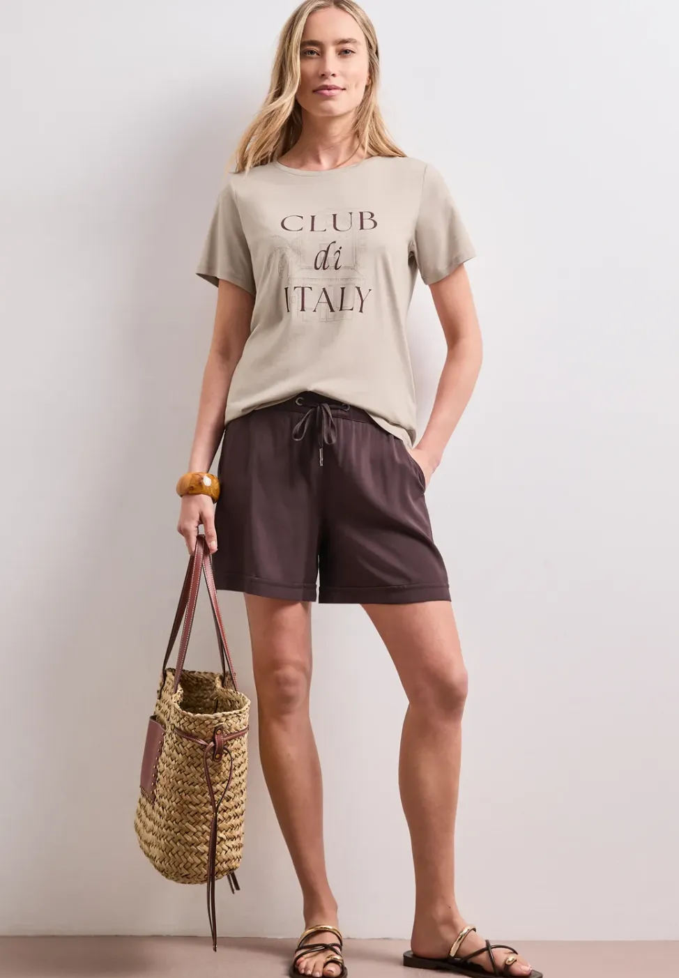 Shirt met ronde hals en Artwork