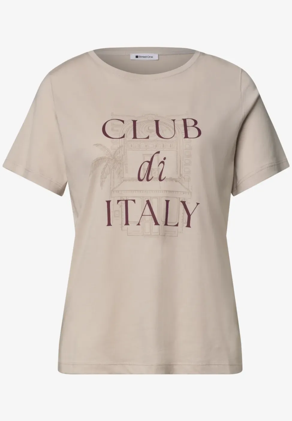 Shirt met ronde hals en Artwork