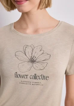 Shirt met ronde hals en Artwork