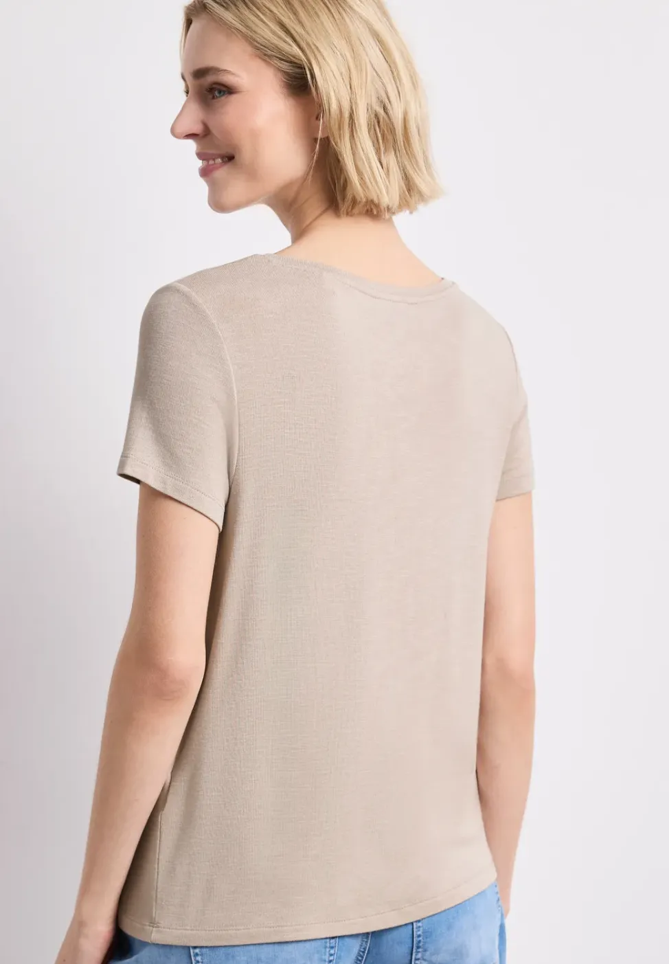 Shirt met ronde hals en Artwork