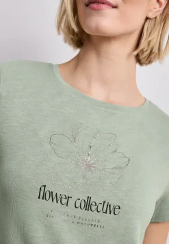Shirt met ronde hals en Artwork