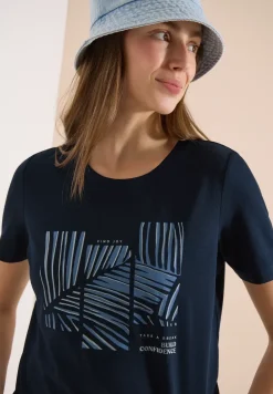 Shirt met ronde hals en Artwork