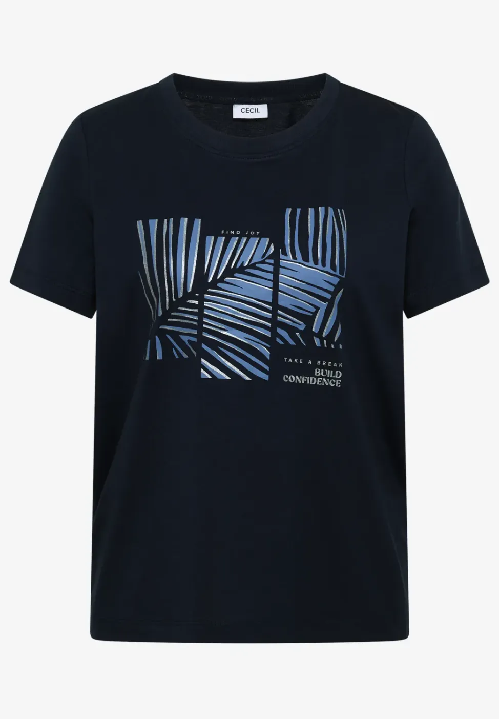 Shirt met ronde hals en Artwork