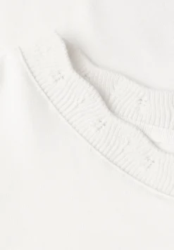 Shirt met ronde hals en decoratieve tape