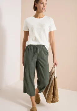 Shirt met ronde hals en foliedruk