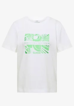 Shirt met ronde hals en frontprint