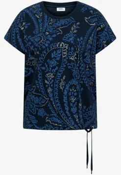 Shirt met ronde hals en frontprint