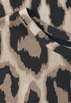 Shirt met ronde hals en kant