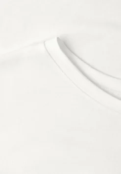 Shirt met ronde hals en kant