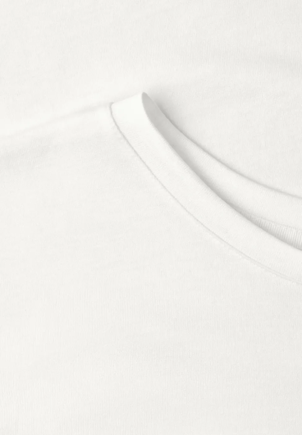 Shirt met ronde hals en kant