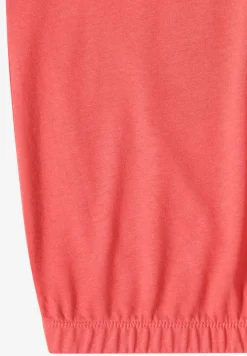Shirt met ronde hals en omslagdetail