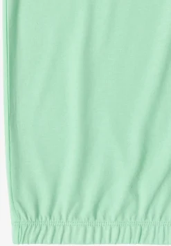Shirt met ronde hals en omslagdetail