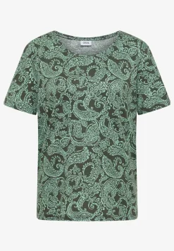 Shirt met ronde hals en patroon