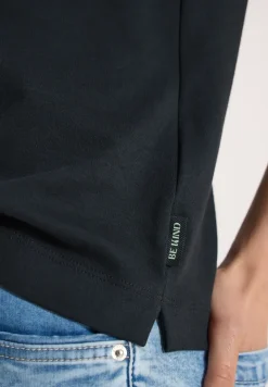 Shirt met ronde hals en printdetail
