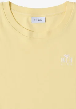 Shirt met ronde hals en printdetail
