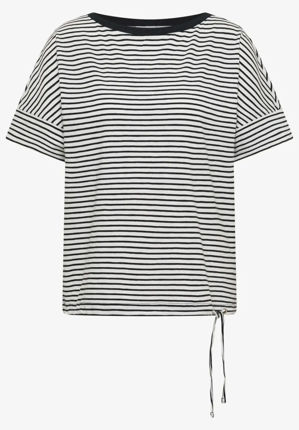 Shirt met ronde hals en strepen