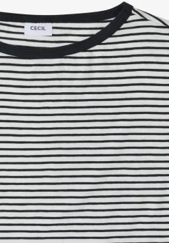 Shirt met ronde hals en strepen
