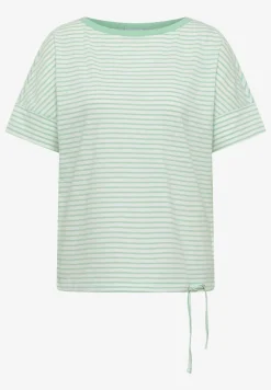 Shirt met ronde hals en strepen