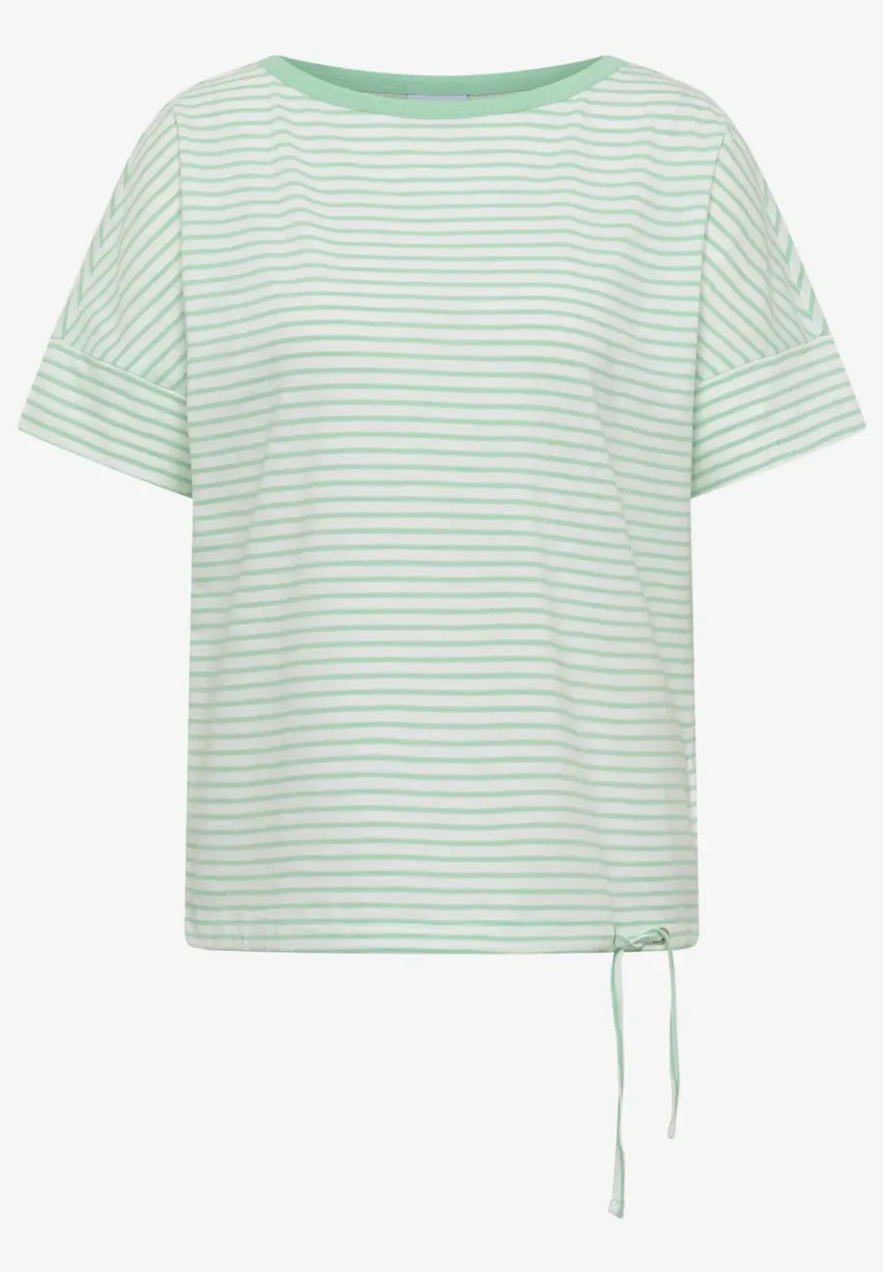 Shirt met ronde hals en strepen