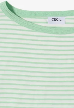Shirt met ronde hals en strepen
