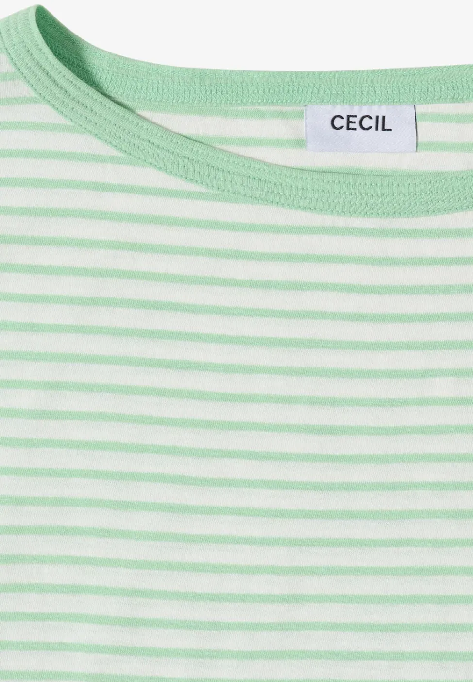 Shirt met ronde hals en strepen