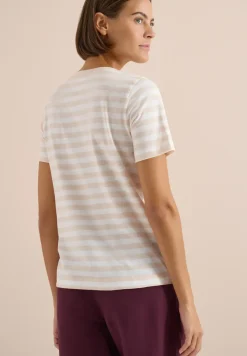 Shirt met ronde hals en strepen