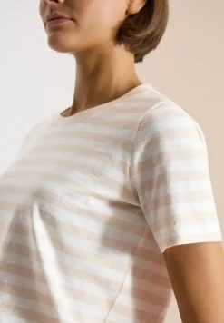 Shirt met ronde hals en strepen