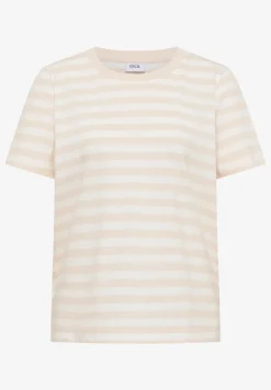 Shirt met ronde hals en strepen