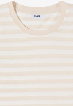 Shirt met ronde hals en strepen