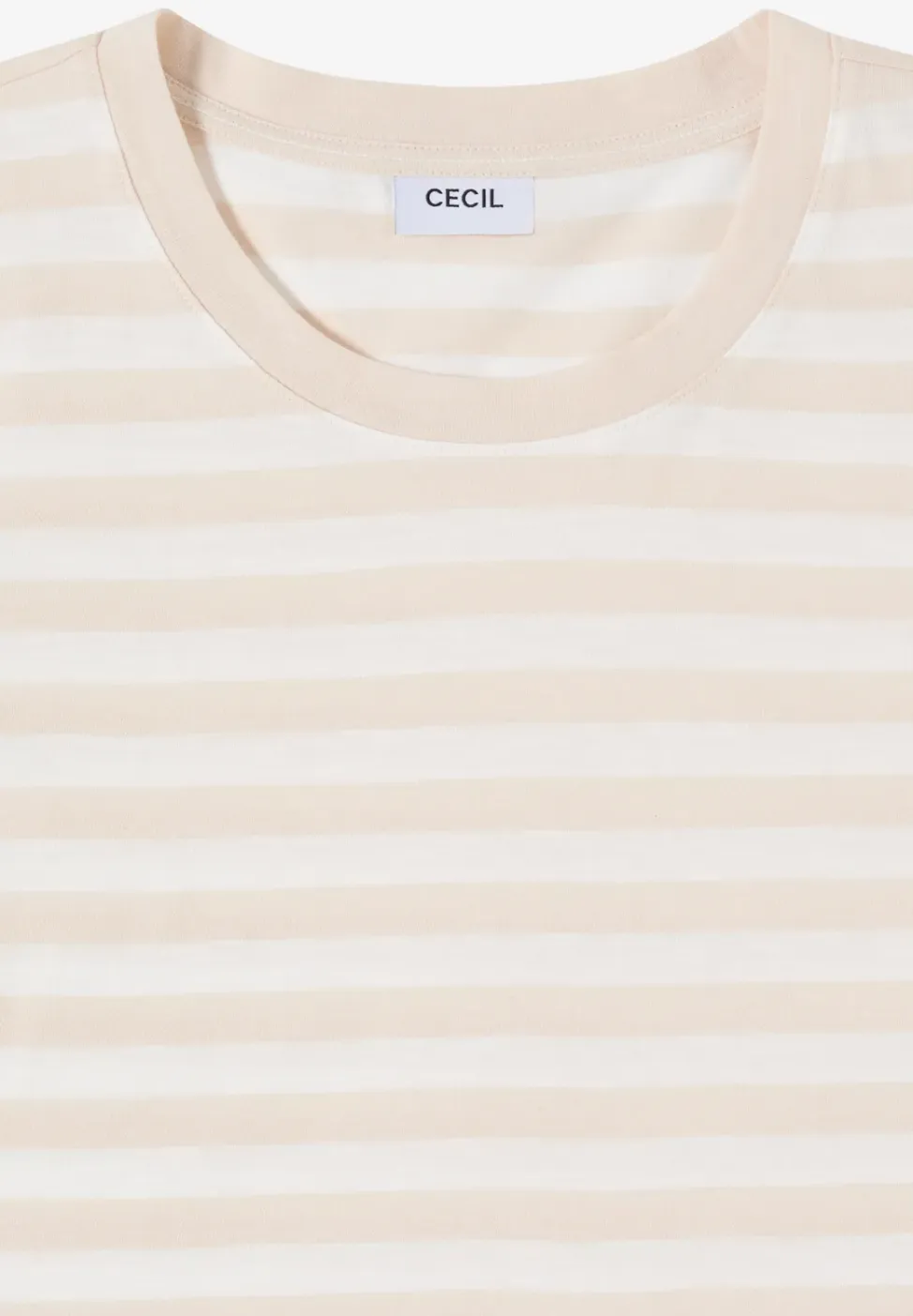 Shirt met ronde hals en strepen